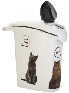 Curver Pojemnik na karmę lub żwirek dla kota 10kg 27L biały 241096 - Pojemniki kuchenne - miniaturka - grafika 3