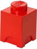 Pojemniki na zabawki - Lego Pojemnik "Brick 1" w kolorze czerwonym - 12,5 x 18 x 12,5 cm - miniaturka - grafika 1