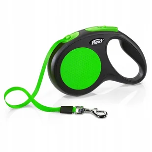 Haas F1 Team automatyczna Flexi New Neon taśma M 5m zielo - Smycze dla psów - miniaturka - grafika 2