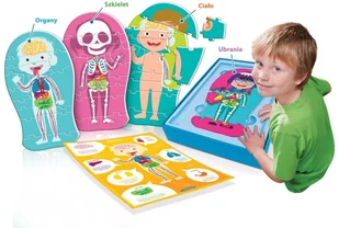 Clementoni CIAŁO LUDZKIE DLA NAJMŁODSZYCH 4+ - Gry planszowe - miniaturka - grafika 5