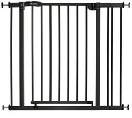 Zabezpieczenia dla dzieci - Hauck Bramka zabezpieczająca Close'n Stop + 9 cm rozszerzenie charcoal 597194 - miniaturka - grafika 1