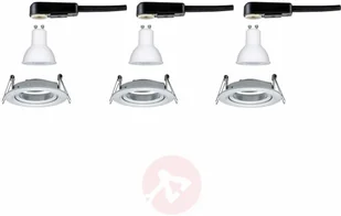 Paulmann Spot Nova 3 szt. okrągła, aluminiowa - Oprawy, klosze i abażury - miniaturka - grafika 2