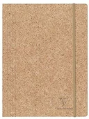 Notesy i bloczki - Clairefontaine 83527C teczka na dokumenty Jeans & Cocoa, na format DIN A4, 24 x 32 cm, z zamknięciem z gumki, 1 sztuka, kakao 83527C - miniaturka - grafika 1