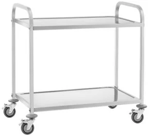 Royal Catering Wózek kelnerski - stal szlachetna - do 160 kg RCSW 3E RCSW 3E - Wózki na żywność - miniaturka - grafika 2