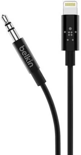 Belkin Lightning to 3.5 mm Audio Cable AV10172bt06-BLK Black AV10172bt06-BLK - Kable - miniaturka - grafika 2