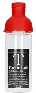 Hario Cold brew butelka z wkładem filtracyjnym, czerwony, 300 ML FIB-30-R - Zaparzacze i kawiarki - miniaturka - grafika 3