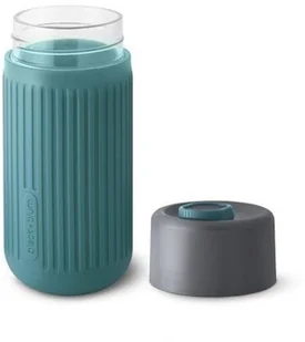 Black+Blum Kubek termiczny 340 ml morski szklany - Kubki termiczne - miniaturka - grafika 3