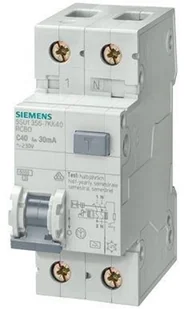Siemens Differential połączeniu 6 A 2 m 30 ma 6 KA-C 5SU1356-7KK06 - Bezpieczniki elektryczne - miniaturka - grafika 2