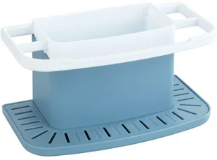Wenko organizator zlewozmywakowy Cosmo 21 x 11 cm PP niebieski/biały 3-częściowy twm_448267 - Pozostałe akcesoria kuchenne Wenko organizator zlewozmywakowy Cosmo 21 x 11 cm PP niebieski/biały 3-częściowy twm_448267 - Pozostałe akcesoria kuchenne - miniaturka - grafika 2