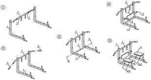 BenchK BenchK, Poręcze do ćwiczeń i drążek do podciągania, 2w1 - Poręcze i drążki do podciągania - miniaturka - grafika 6