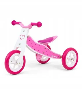 Milly Mally Jeździk 2w1 Look Hearts - Rowerki biegowe - miniaturka - grafika 4