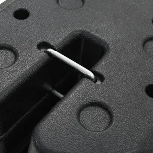 vidaXL Obciążniki do altany, 4 szt., czarne, 220 x 30 mm, beton - Akcesoria do urządzeń ogrodniczych - miniaturka - grafika 2