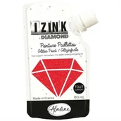 Scrapbooking - Aladine Farba brokatowa Izink 80 ml - czerwony 80839 - miniaturka - grafika 1