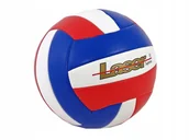 Piłka nożna - Adar PIŁKA DO SIATKÓWKI TŁOCZONA LASER SZYTA MATOWA W PASY 437319 - miniaturka - grafika 1