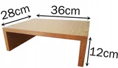 Akcesoria do monitorów - Podstawa podstawka półka pod Monitor Dąb Jasny - miniaturka - grafika 1