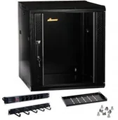 Szafy rack - Install Media ZR-12U/600 - zestaw RACK 19'' wyposażona szafa SIGNAL Zestawy RACK - szafy wyposażone tylko w kompleksmedia.pl ZR-12U/600S - miniaturka - grafika 1