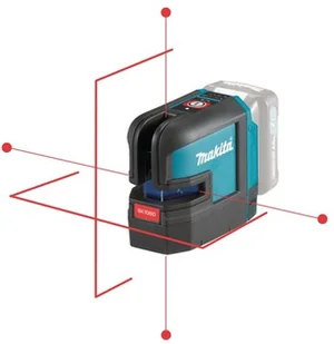 MAKITA akumulatorowy, samopoziomujący laser krzyżowo-punktowy zasięg 25m z wiązką czerwoną, Li-ion 10,8V, [SK106DZ] SK106DZ - Poziomice laserowe - miniaturka - grafika 2