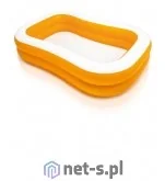 Pływanie - Intex Rodzinny basen pomarańczowy SWIM CENTER 229x147x46cm 57181NP - miniaturka - grafika 1