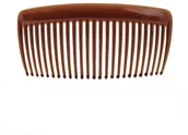 Szczotki i grzebienie do włosów - Klasyczny grzebień boczny duży brązowy - miniaturka - grafika 1