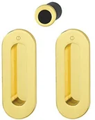 Akcesoria do drzwi - HOPPE klamka do drzwi przesuwnych muszla zestaw M472  ukryty przykręca BL, polerowana/lakier ochronny | uchwyty muszelkowe - miniaturka - grafika 1