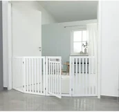 Pozostałe akcesoria dla psów - Trixie Barierka z drzwiczkami 60160 × 81 cm - miniaturka - grafika 1