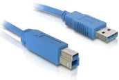 Kable światłowodowe - DeLock Cable USB 3.0 A-B ST/ST 3.0 m 82581 - miniaturka - grafika 1