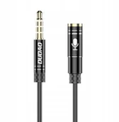 Kable USB - Dudao 4 polowy kabel przewód przedłużacz Aux 3, - miniaturka - grafika 1