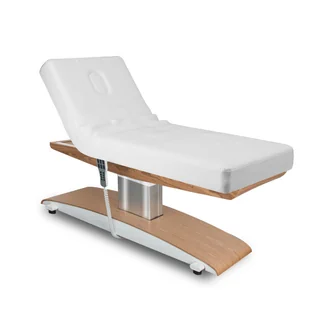 Kazaro Łóżko kosmetyczne LUNA X PLUS z podgrzewaniem białe - Stoły i łóżka do masażu - miniaturka - grafika 2