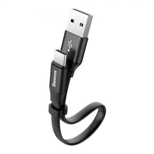 Baseus Kabel USB  Baseus Nimble kabel USB/USB-C 2A 0,23m CATMBJ-01 BSU015BLK - Kable komputerowe i do monitorów - miniaturka - grafika 11