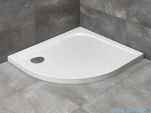 Radaway Delos E Brodzik półokrągły 100x80cm - Brodziki prysznicowe - miniaturka - grafika 6