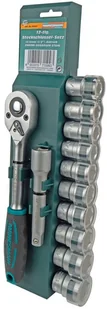Bruder Mannesmann Brüder Mannesmann 12-częściowy zestaw z kluczem nasadowym, 29111 - Śrubokręty - miniaturka - grafika 2