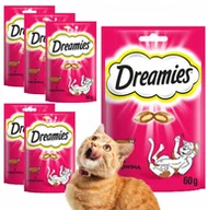 Suplementy i witaminy dla kotów - Dreamies Przysmak Dla Kota Z Wołowiną 6 X 60G - miniaturka - grafika 1