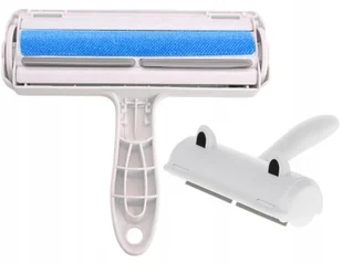 Szczotka do czyszczenia sierści biało-niebieska - Szczotki i furminatory - miniaturka - grafika 2