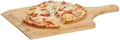 Chlebaki - Relaxdays Pizza szufla z bambusa, 45 x 30,5 cm, jako łopatka do pizzy, zaokrąglone krawędzie, chleb, m. uchwytu na suwak, naturalny 10022154 - miniaturka - grafika 1
