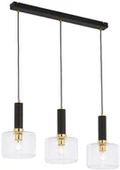 Lampy sufitowe - Jupiter 1848 - VA3 - Żyrandol na lince VANES 3xE27/60W/230V mosiądz/czarny - miniaturka - grafika 1