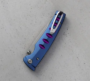 Mcusta Zanmai Katana VG-10 Blue/Purple 8,5 cm MC-0043C - Noże - miniaturka - grafika 8