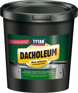 Tytan DACHOLEUM masa asfaltowa do renowacji dachów Professional 18kg. BIT-DA----#18 - Preparaty bitumiczne - miniaturka - grafika 3
