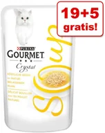 Mokra karma dla kotów - Purina Gourmet 19 + 5 gratis! Soup 24 x 40 g Kurczak i warzywa | - miniaturka - grafika 1