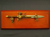 Repliki - broń - Denix SA REPLIKA PISTOLET-SZTYLET Z XVIIIw NA TABLO MODEL 1204+TM+23 1204+TM+23 - miniaturka - grafika 1