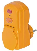 Przedłużacze i rozgałęźniki - Brennenstuhl 1290631 adapter wyłącznik ochronny 30 ma 1P + N + T 16 A 230 V IP54 1290631 - miniaturka - grafika 1