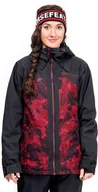 Kurtki narciarskie - Horsefeathers kurtka damska ABBY JACKET strawberry camo) - miniaturka - grafika 1