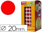 Scrapbooking - Agipa APLI 946008  rolka okrągłe naklejki 20.0 Czerwony 4861 - miniaturka - grafika 1