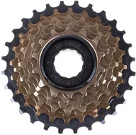 Kasety rowerowe - Amar Wheels Wolnobieg 7-rzędów 14-28T index brązowo-czarny 420236 - miniaturka - grafika 1