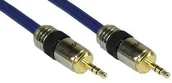 Kable - InLine Premium kabel jack 3,5 MM wtyczka  wtyczka, niebieska wtyczka metalowa 10 m 4043718098064 - miniaturka - grafika 1
