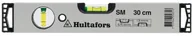 Poziomice, łaty, miary - Hultafors Hultafors 405831 Poziomica aluminiowa SM 30 300 mm 405831 - miniaturka - grafika 1