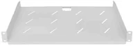 Akcesoria do szaf serwerowych - StalFlex Półka do szafy 19" z otworami 400 mm 1U szara RSF19-1U-400-G - miniaturka - grafika 1