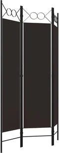 vidaXL Parawan 3-panelowy, brązowy, 120 x 180 cm vidaXL - Parawany - miniaturka - grafika 3