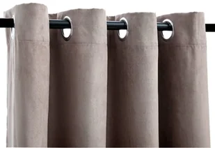 vidaXL Zasłony zaciemniające z metalowymi kółkami, 2 szt., taupe - Zasłony - miniaturka - grafika 8