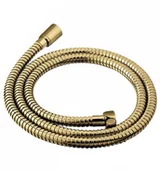 Węże prysznicowe - Omnires 029 GL B Wąż prysznicowy oplot mosiężny Złoto szczotkowane - miniaturka - grafika 1