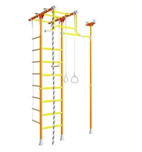 MAŁPISZON MAŁPISZON Drabinka gimnastyczna Jowisz 2 pomarańczowa DSKM-Jowisz-2 - Wyposażenie sportowe i gimnastyczne - miniaturka - grafika 4